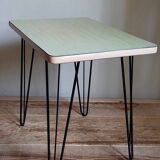 Hairpin leg side table