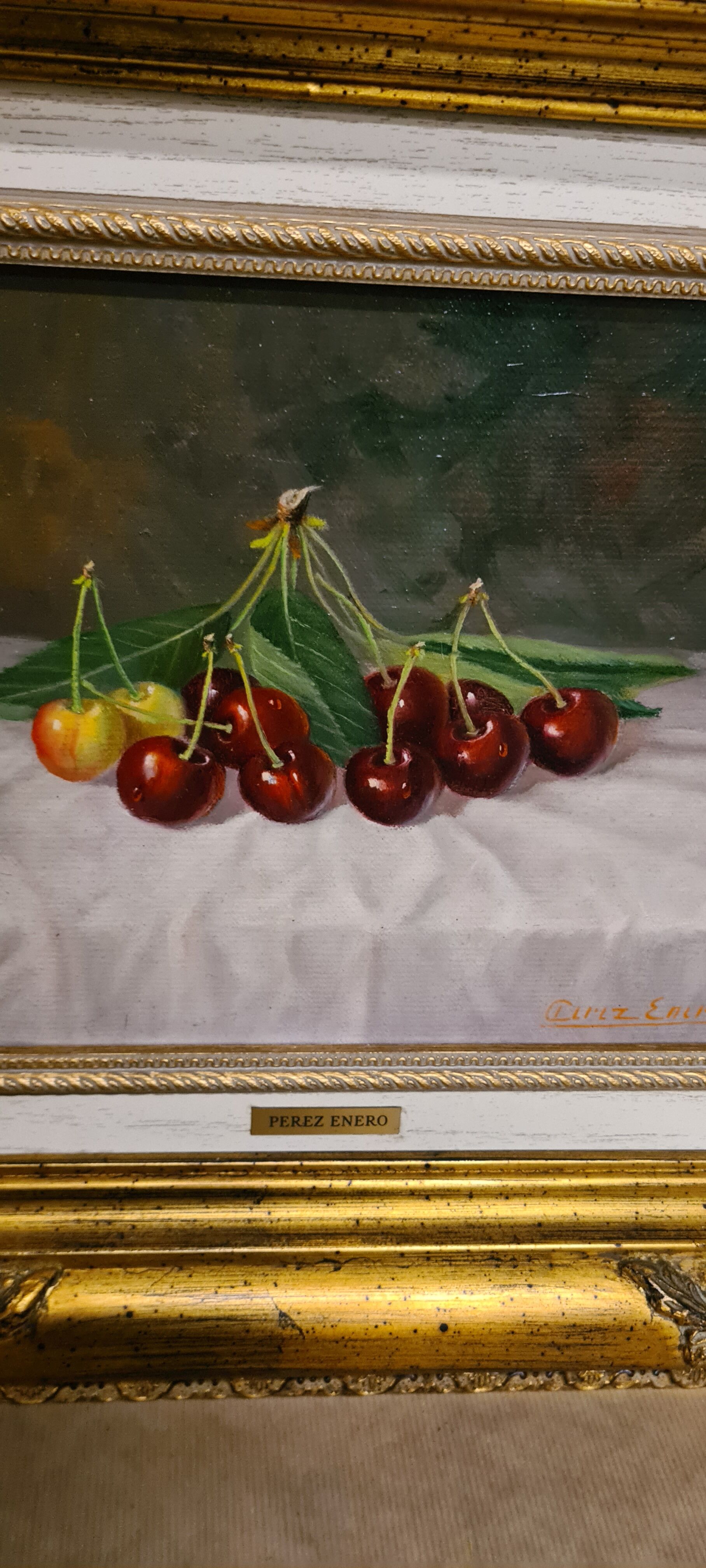 Painting by Perez Enero signed Still Lifes, H49x55