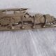 Porte torchons ou porte clef mural en laiton forme tacot