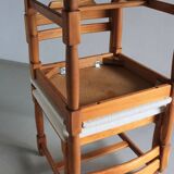 2 Carved solid pine chairs | Denmark | 1970s