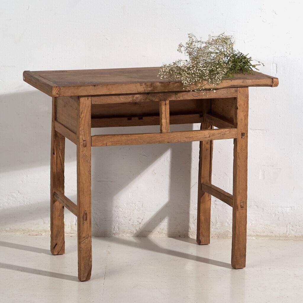 Antique solid wood console (c.1900) #31