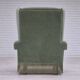 1970s, Danish wingback armchair, original condition, furniture velour, beech wood.