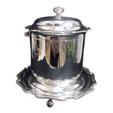 Victorian silver-plated biscuit tin