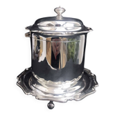 Victorian silver-plated biscuit tin