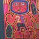 Textile painting mola from Panama