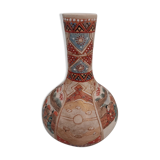 Faience vase signed satsuma nineteenth.