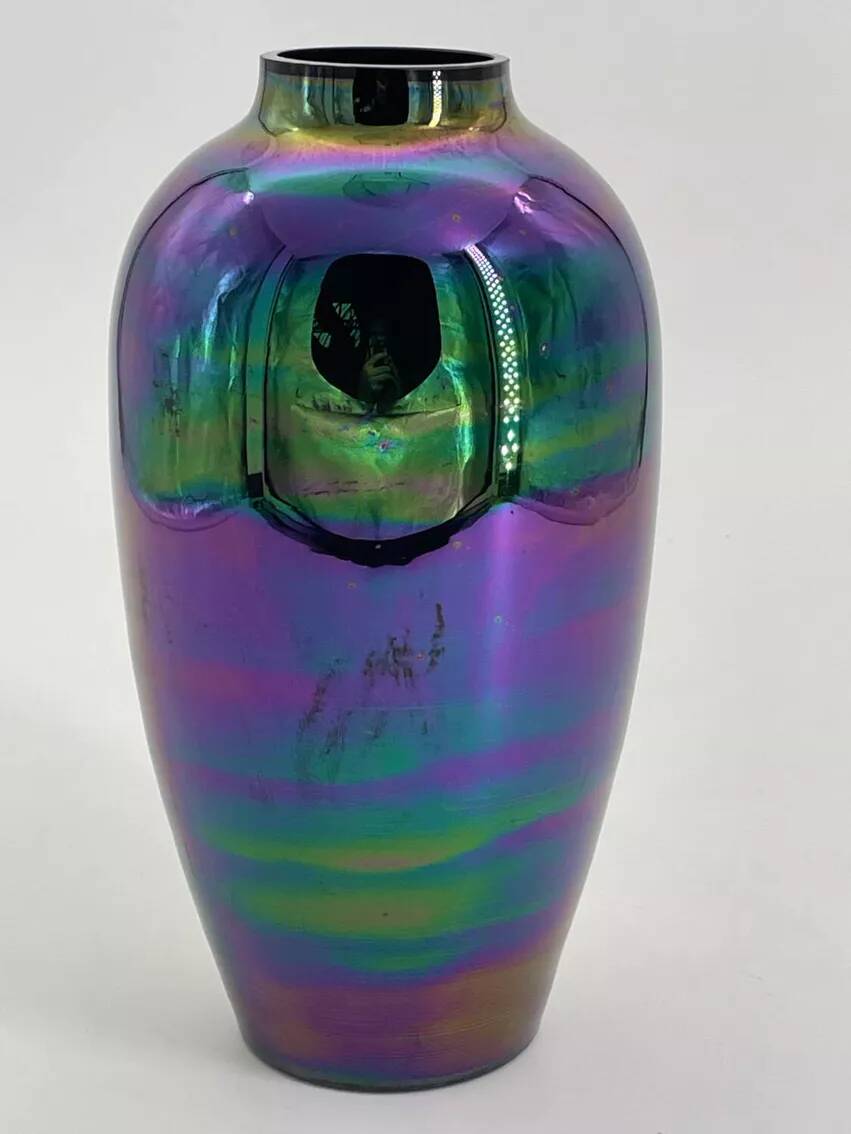 Vintage mercury ceramic vase