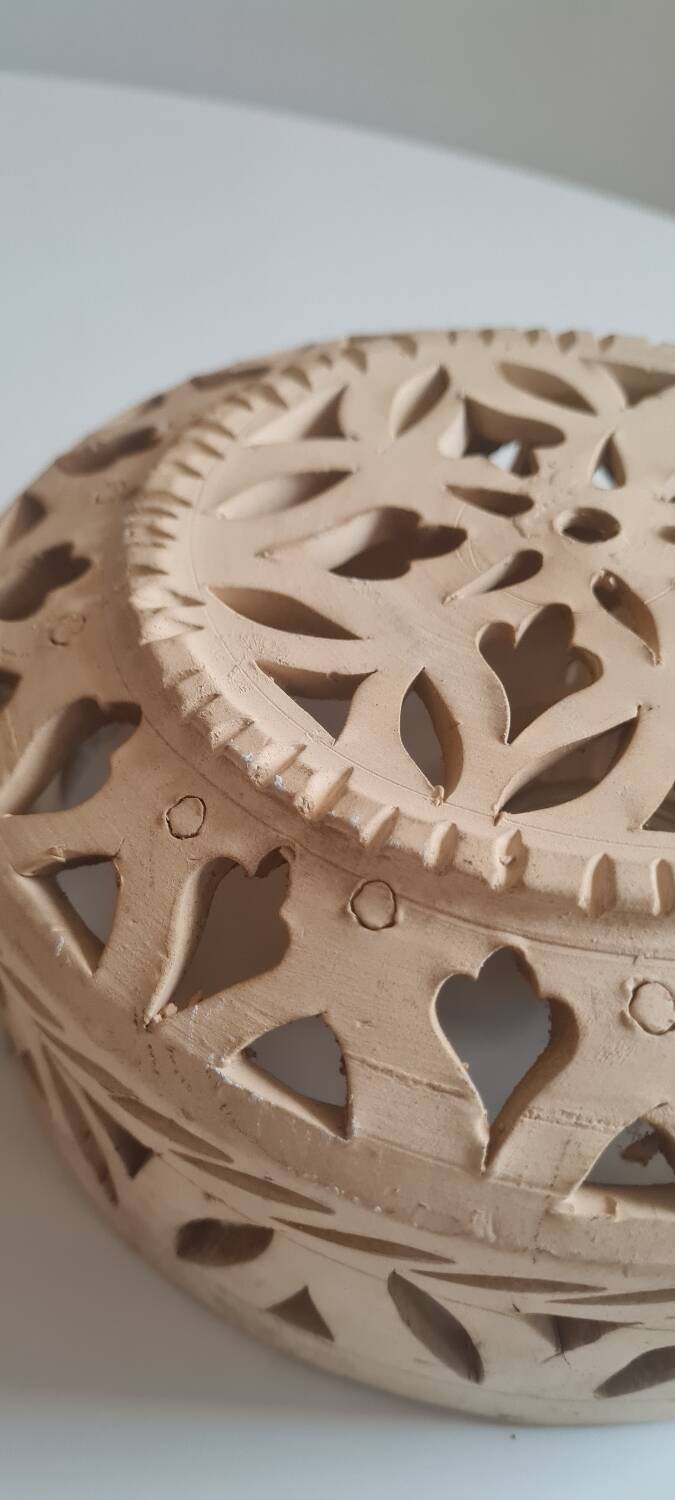 Terracotta wall light