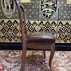 Set of 8 Italian Louis Philippe chairs from the Napoleon III period in leather