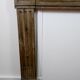Old facade chene wood fireplace