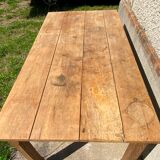 Farm table dining kitchen with solid wood dining 1950 150x79x72cm