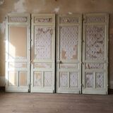 4 old partition doors from the 19th century