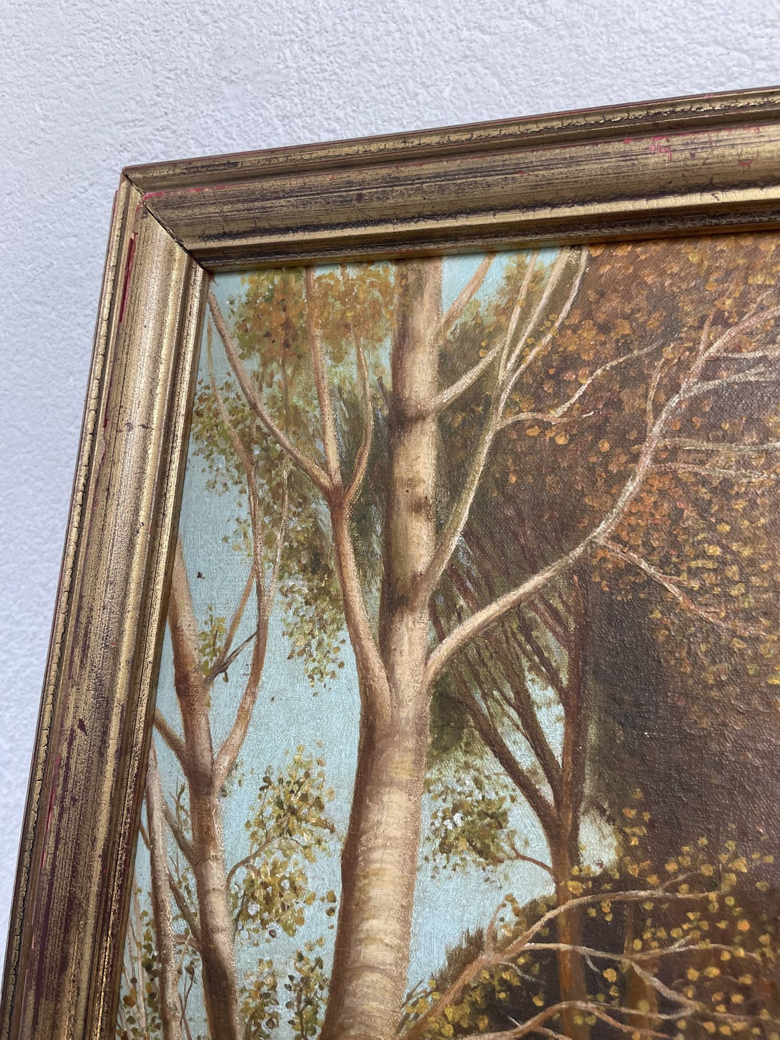 Oil on canvas The Sacred Grove