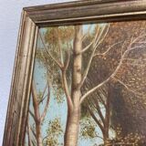 Oil on canvas The Sacred Grove