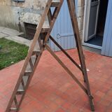Old wooden stepladder