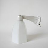 graphic art deco wall light and 20th century porcelain support