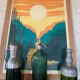 Old green siphon Lerida Spain