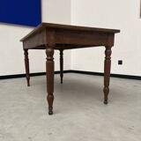 Old walnut bistro table