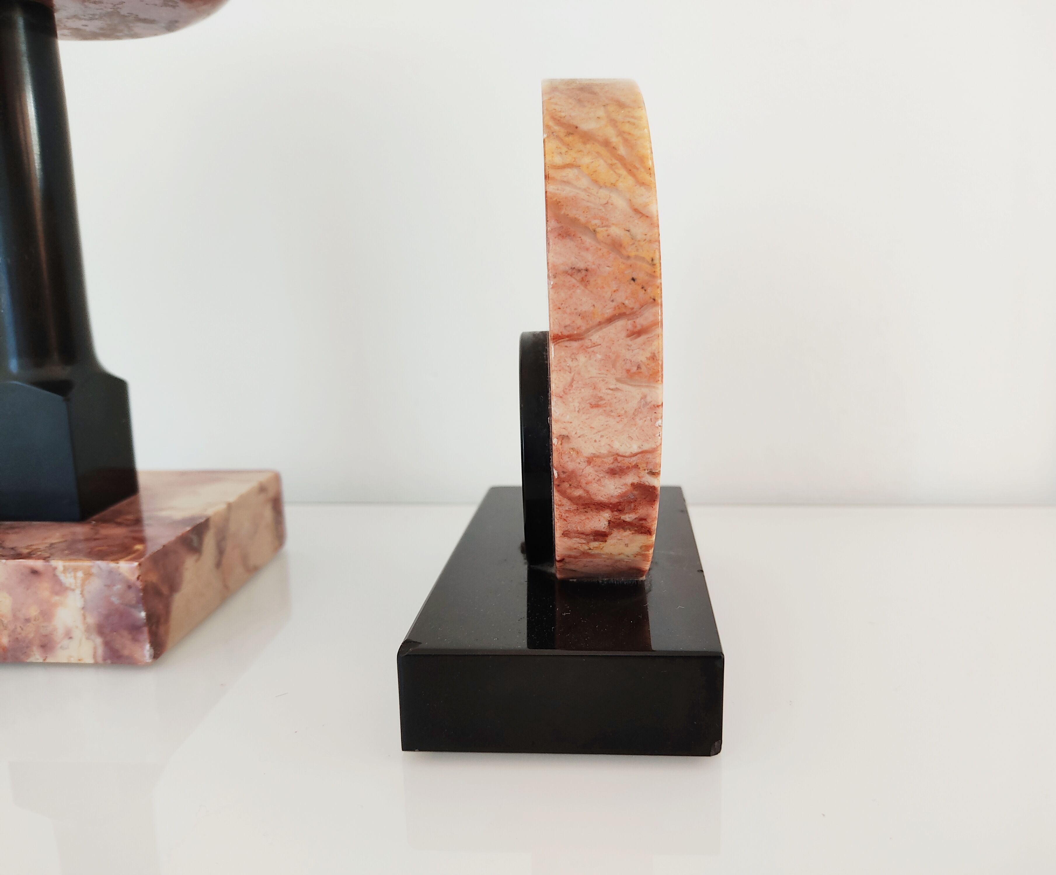 Cut and paperweight art deco marble