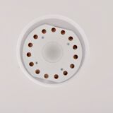 White Mid-Century Modern pendant model "Ufo" by Uno and Östen Kristiansson
