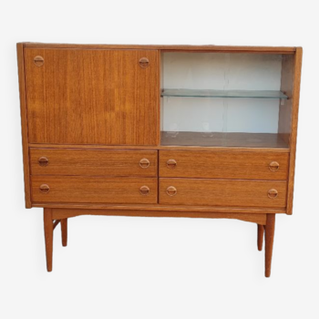 Sideboard High chest of drawers 60s Scandinavian style