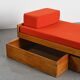 Lit banquette by Pierre Guariche, La Plagne, around 1965.