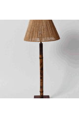 Bamboo table lamp, 1970s.