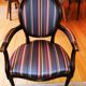 2 fauteuils médaillon - Tissus Paul Smith  édités Gilles Nouhaillac
