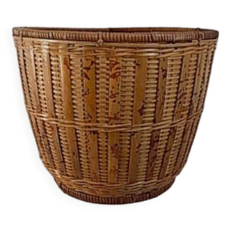 Rattan plant pot