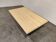 Vintage travertine and brass coffee table by Fedam, 1970s