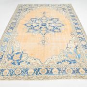 Large Blue Persian Area Rug, 206x294Cm