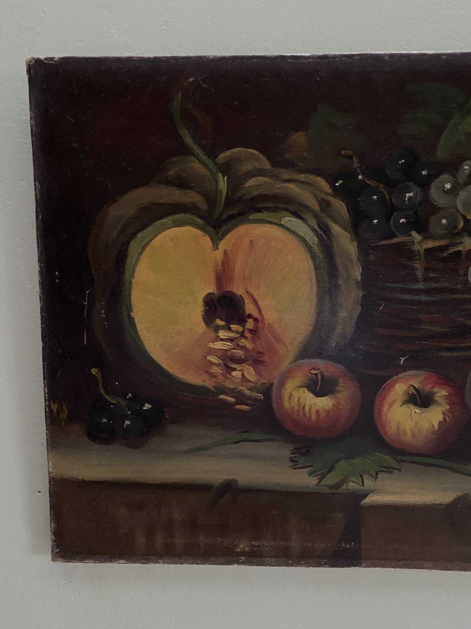 Oil on canvas still life