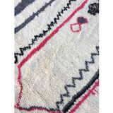 Berber carpet azilal 260x150 cm hand knot in morocco