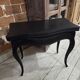 console noire en bois