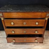 Empire Mahogany Commode