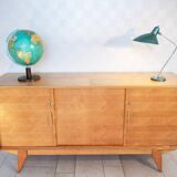 MINVIELLE sideboard, Ash and mahogany, 1950s