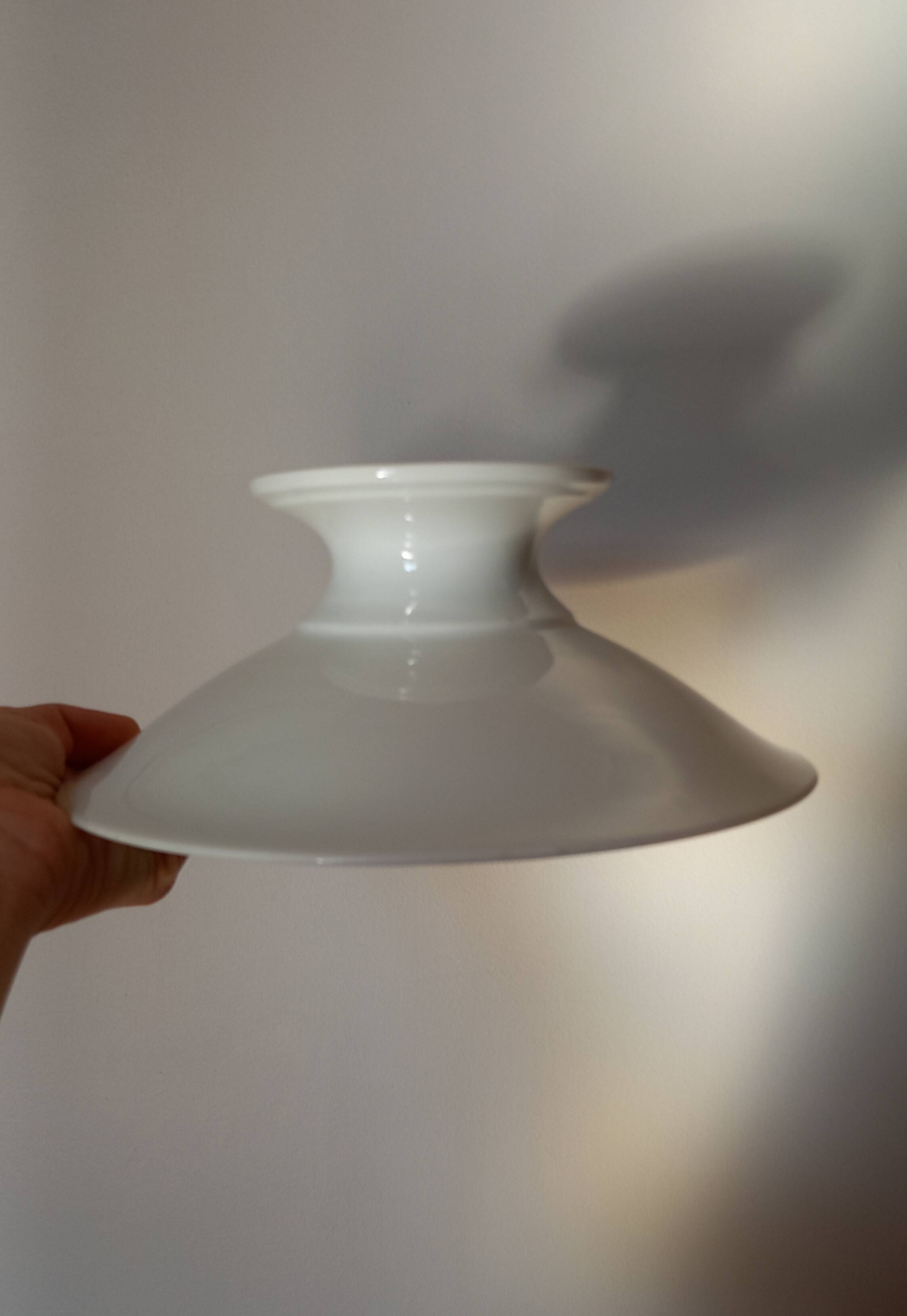 Small white porcelain fruit cup