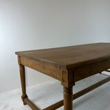 Oak work table, 1850