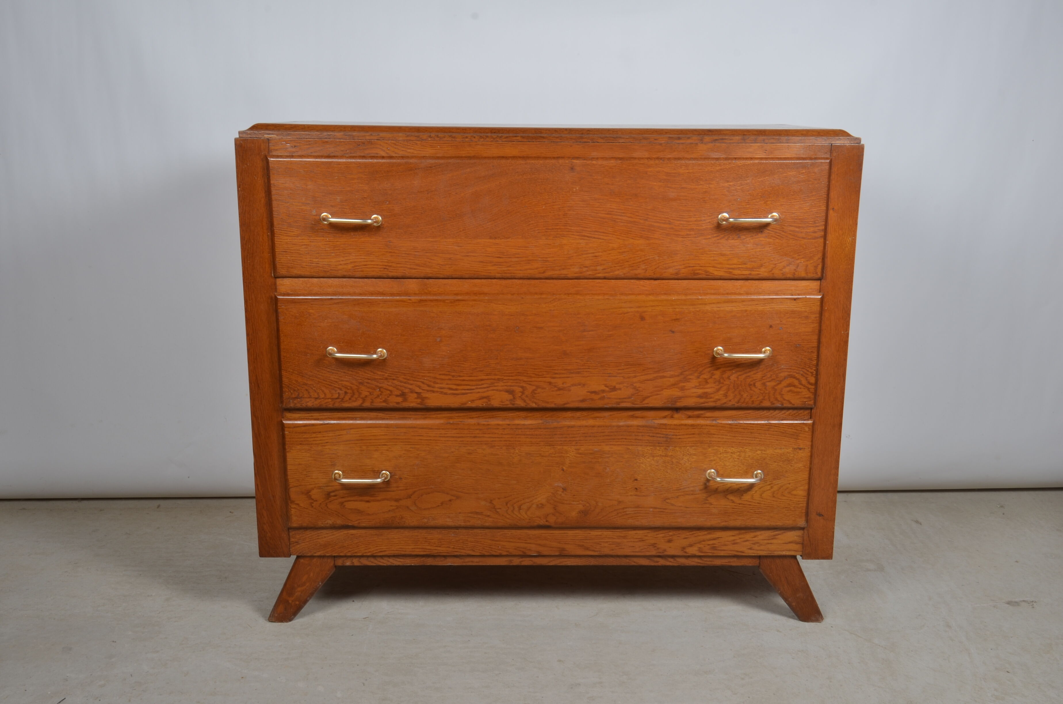 Chest of drawers compass feet 1950