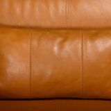 De Sede DS-19 model 'Pagoda' modular Sofa in Cognac Leather