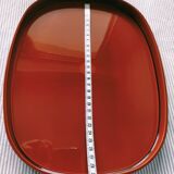 Red lacquer tray