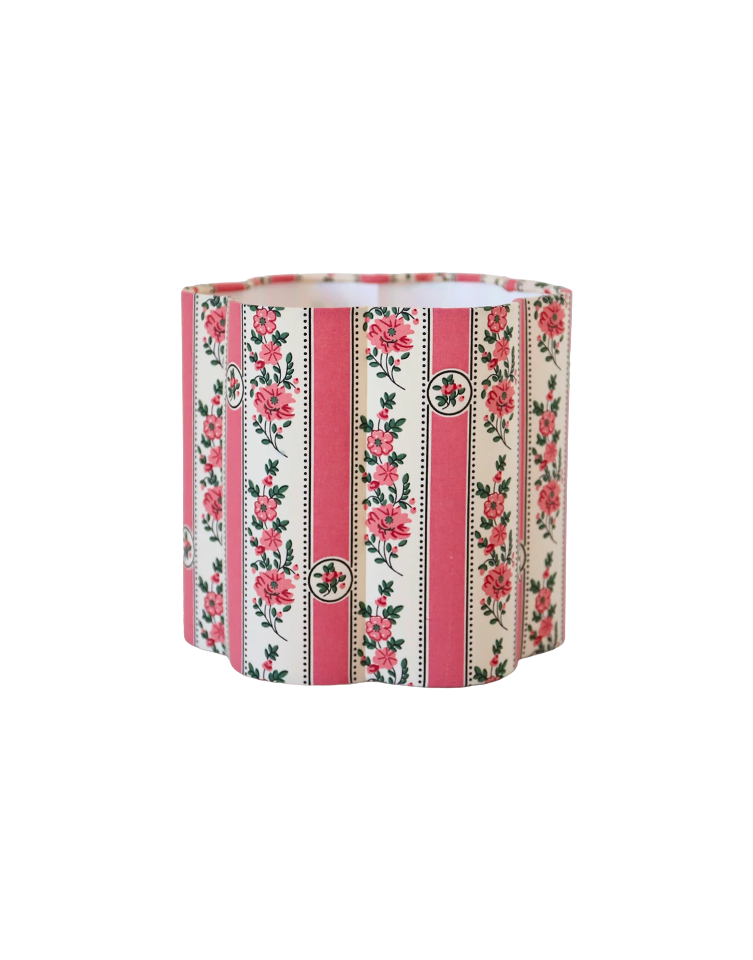 Flower-shaped lampshade Flora "pink overmount"