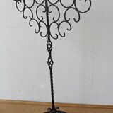 Large metal candlestick.
