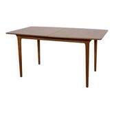 Table de salle à manger extensible en teck de McIntosh, Royaume-Uni 1960