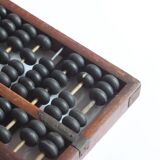 Chinese Suanpan counting frame with beads or Abacus, ca 19th