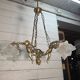 Bronze cherub chandelier from the 1970s.