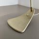 Lampe moderniste kalmar sytle Bauhaus beige metal et laiton, Autriche, années 1950