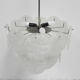 Frosted ice hanging lamp with 18 plastic discs