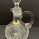 Small carafe in cut crystal