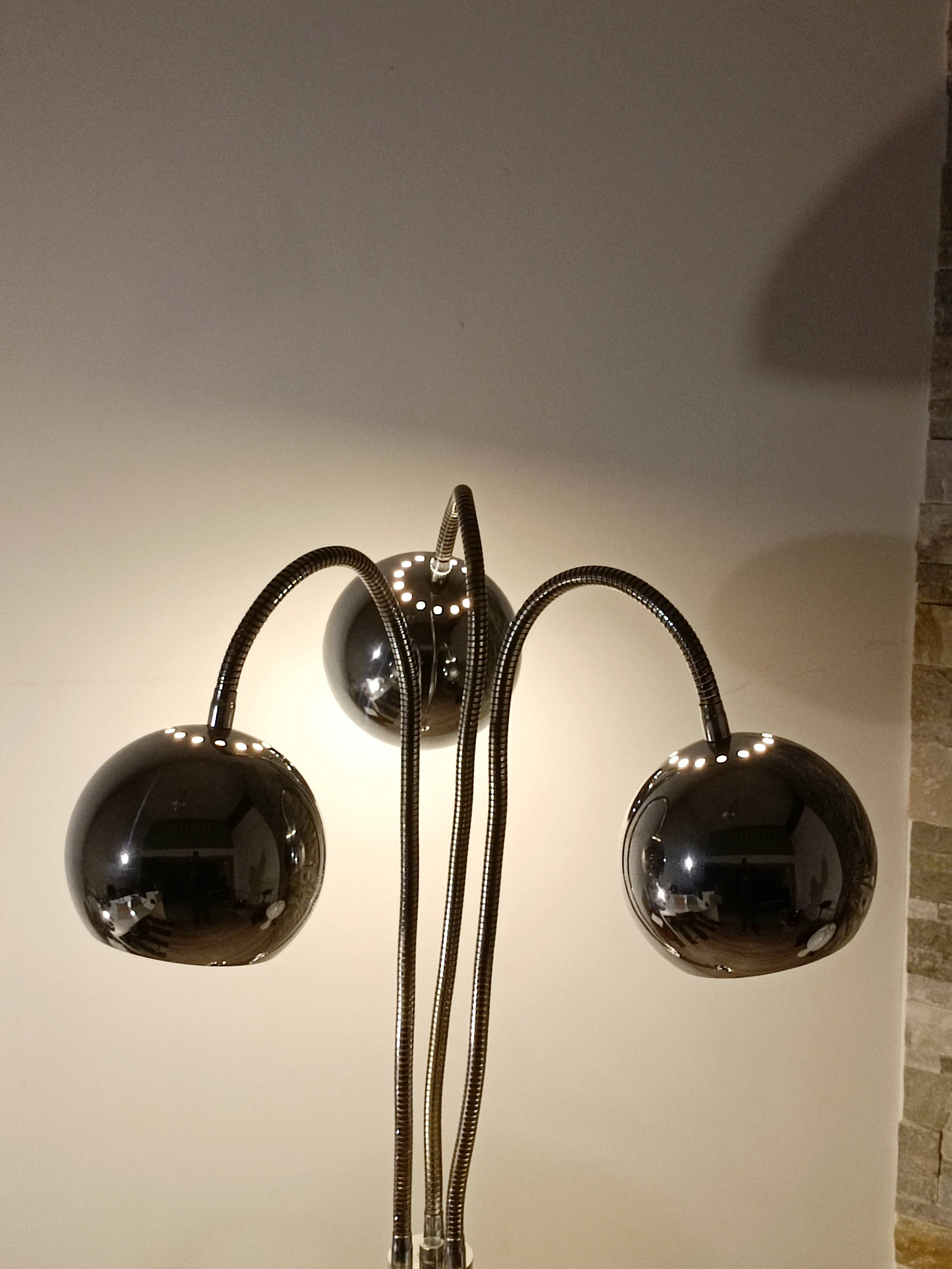 Eyeballs Floor Lamp by Goffredo Reggiani 1970s